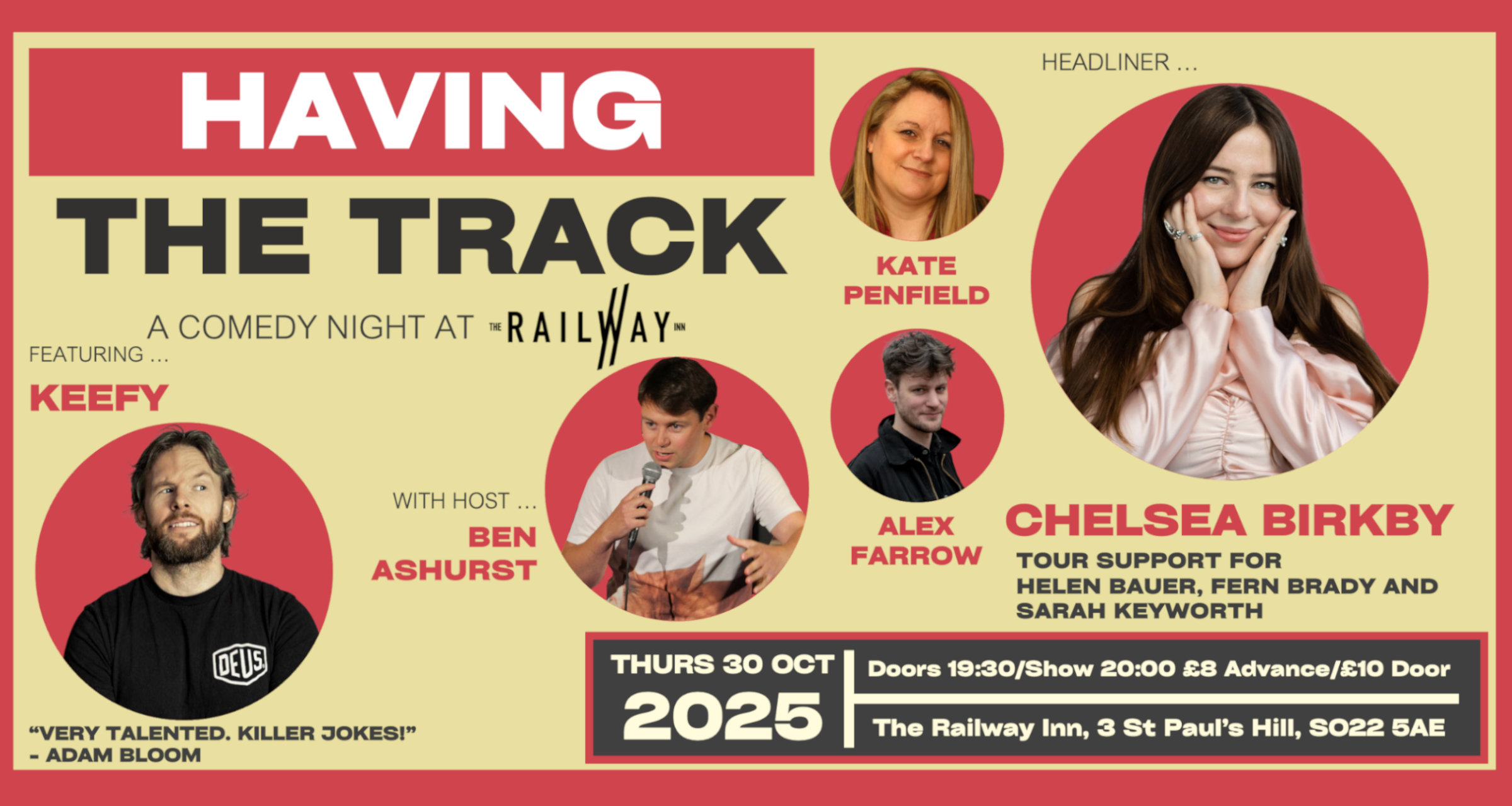 Having The Track Comedy