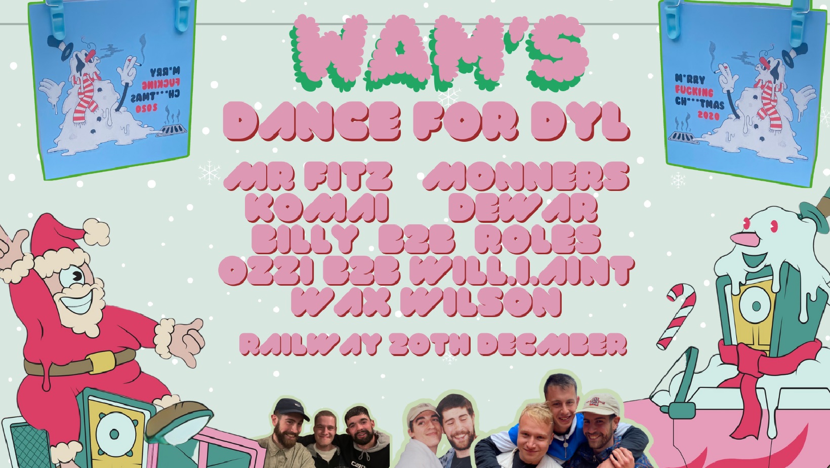 WAM’s Crimbo Disco: Scrub Fundraiser